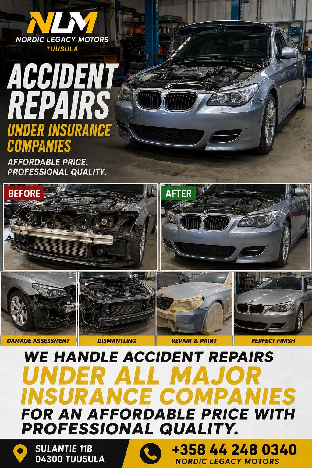 NLM accident repair project